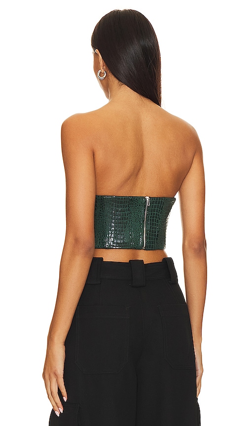  Superdown Oberteil Tawny In Dark Green. Größe S. Also In Xs. 