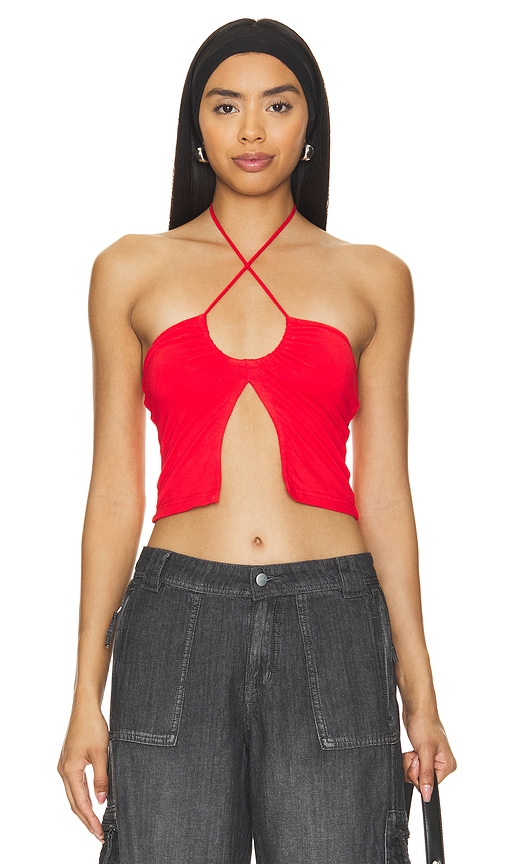 Shop Superdown Daija Top In Red