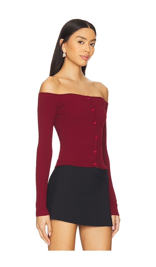 Superdown Calypso Top In 深红色