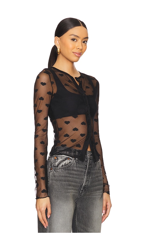 Superdown Ellinor Top In 黑色