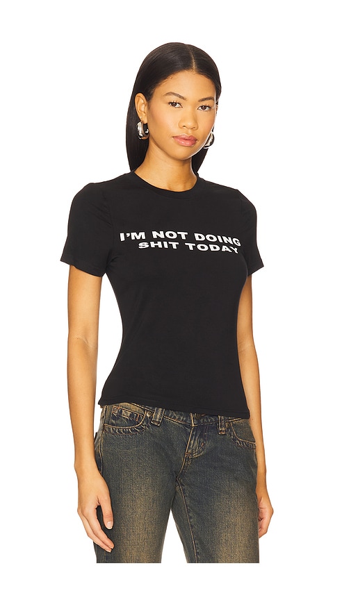 Superdown Alix Tee In Black