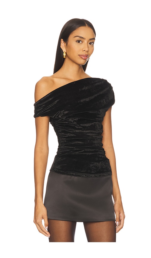 Superdown Ruth Asymmetrical Top In Black