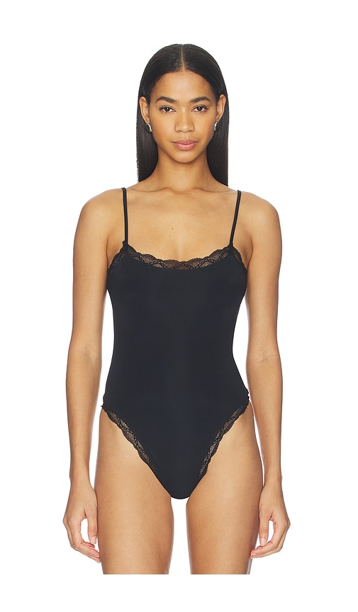Superdown Evalina Bodysuit In Black