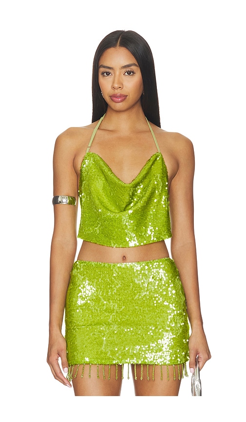 superdown Fallon Top en Green Taille L Also en XXS XS S M XL 63 €
