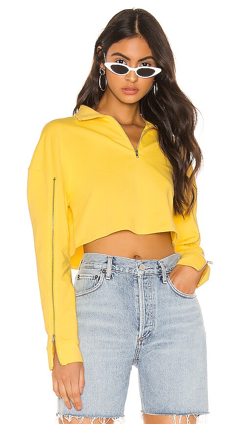 Randy Zip Crop Top