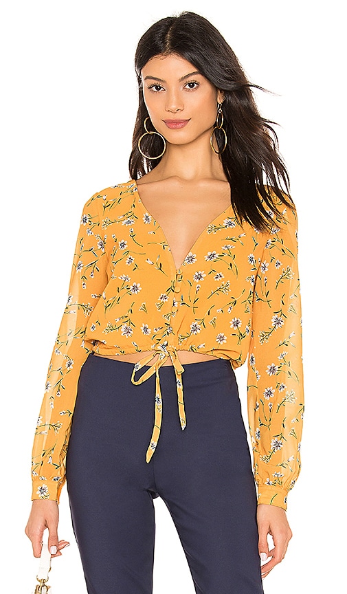 Selena Tie Front Top