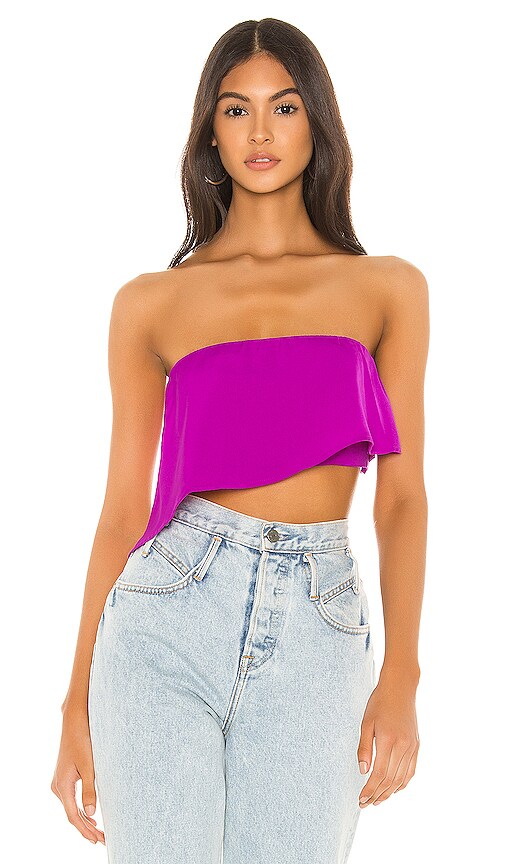 Micah Asymmetric Strapless Top