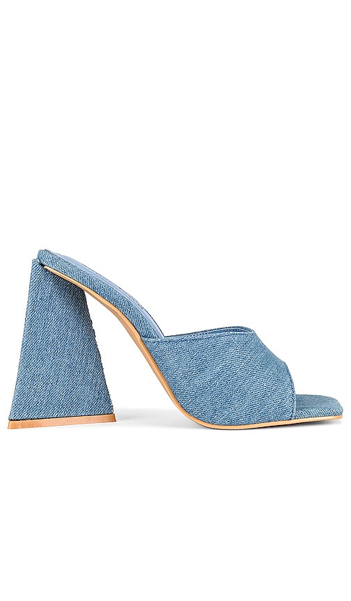 Superdown High-heels Indigo In Blue Denim