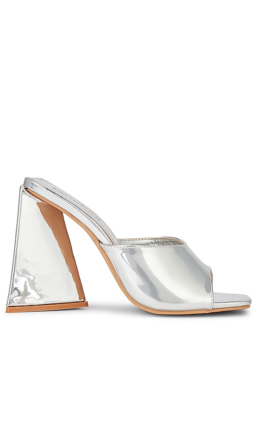 superdown Indigo Heel in Silver