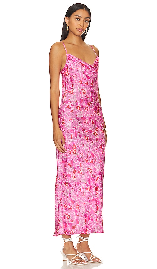 Shop Spell Islamorada Bias Strappy Maxi Dress In Pink
