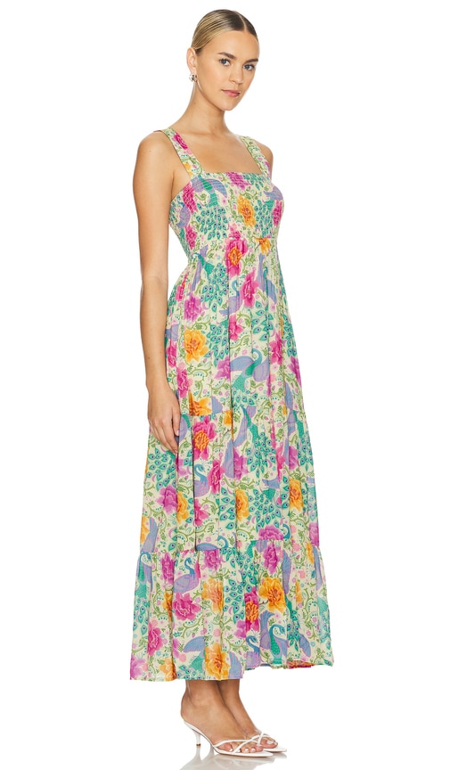 Shop Spell Bohme Strappy Maxi Dress In Teal