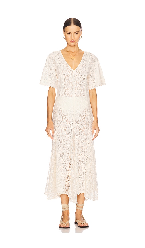 Lux Lisbon Lace Handkerchief Dress in . Size M, S, XL, XS - SPELL - Modalova
