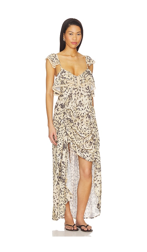  Spell Kleid Snow Leopard In Brown. Größe S. Also In L, Xl, Xs, M. 