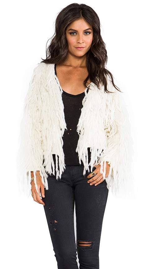 Wolf Clan Fringe Cardigan