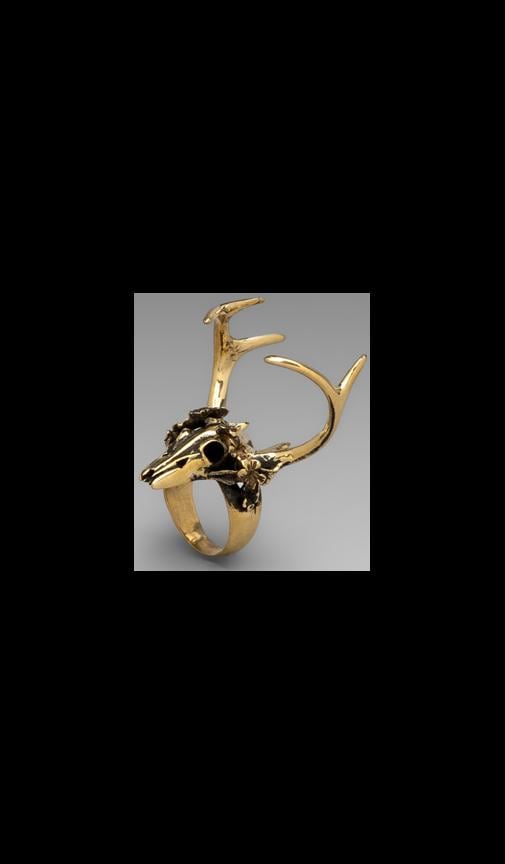 Stag Amulet Ring