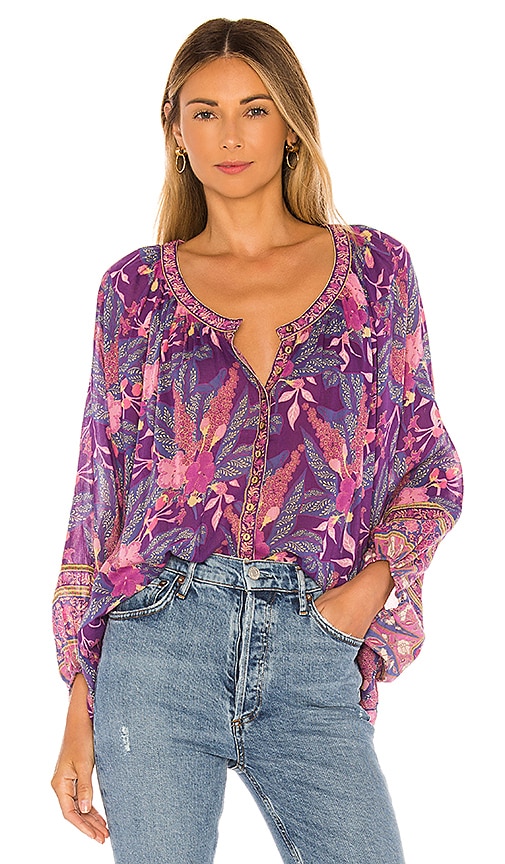 SPELL Bianca Blouse in Wisteria