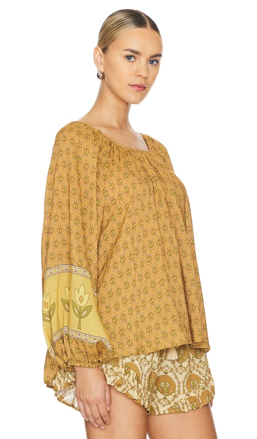 Shop Spell Chteau Blouse In Yellow