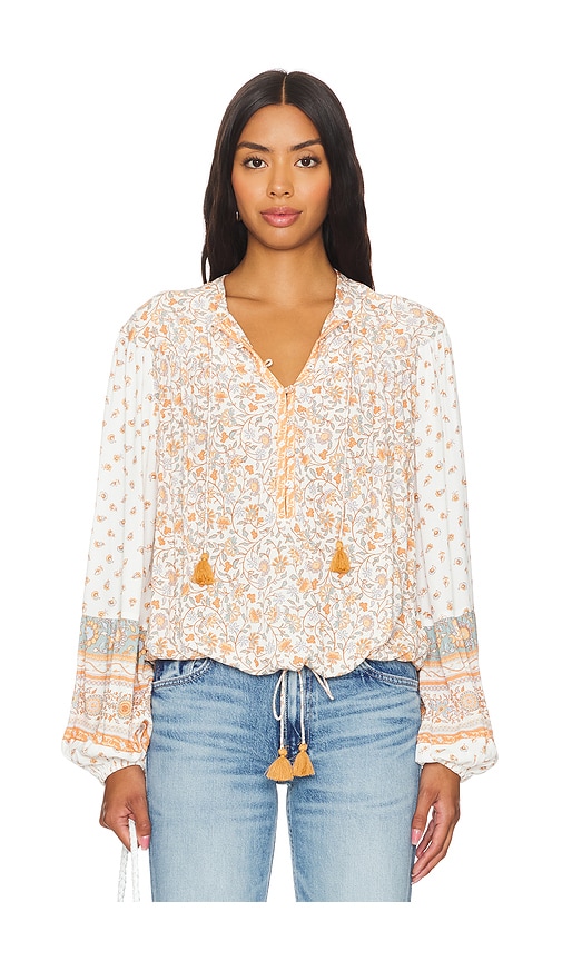 Shop Spell Sunshine Bandit Blouse In Desert Sage