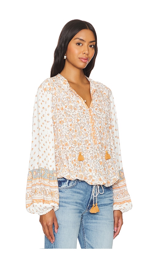 Shop Spell Sunshine Bandit Blouse In Desert Sage