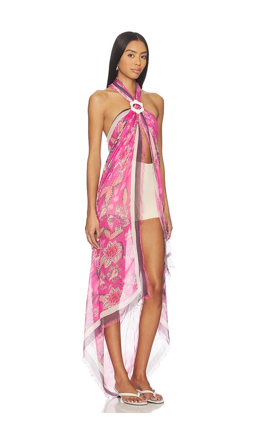  Spell Volcano Goddess Travel Scarf Top In Pink. 