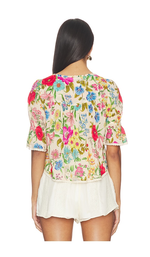  Spell Bluse Valley Of The Dolls In Ivory,pink. Größe S. Also In Xs, M, L. 