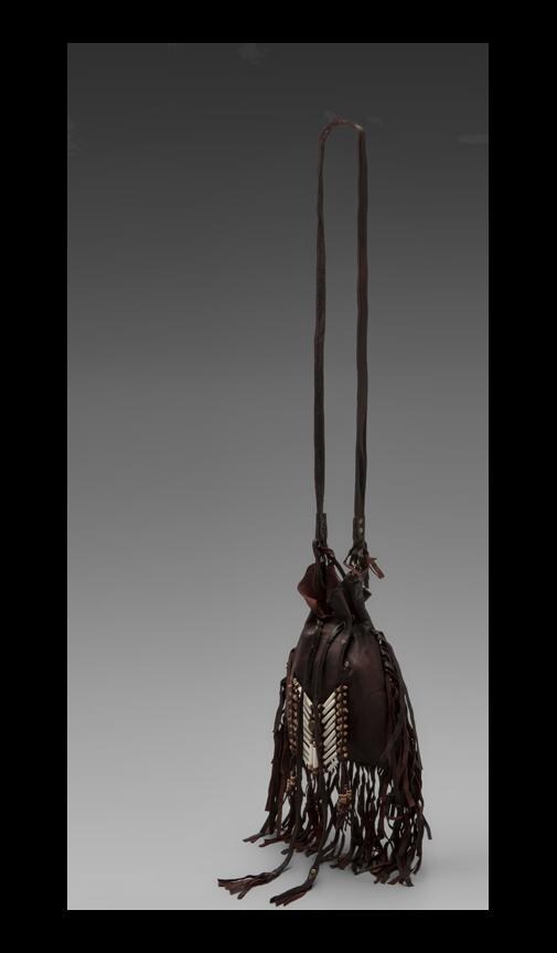 Bone & Tassel Crossbody Bag
