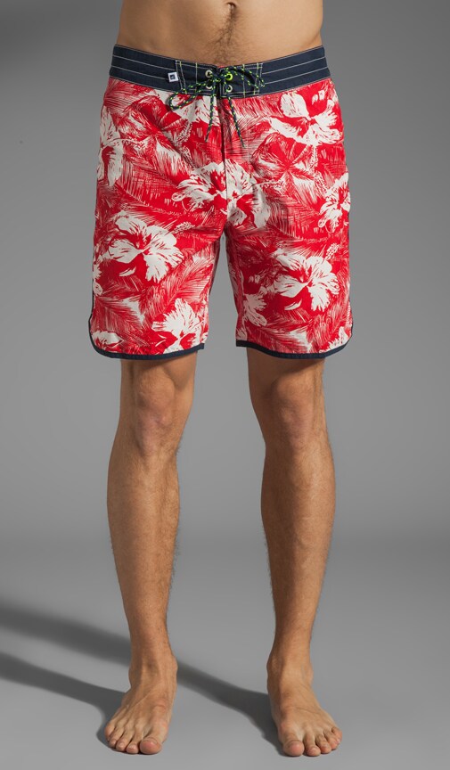 Tropical Hibiscus Boardshort