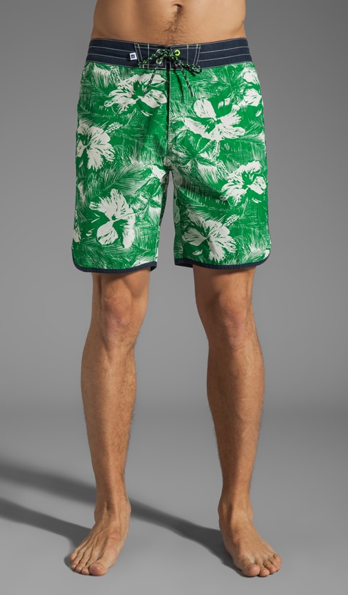 Tropical Hibiscus Boardshort