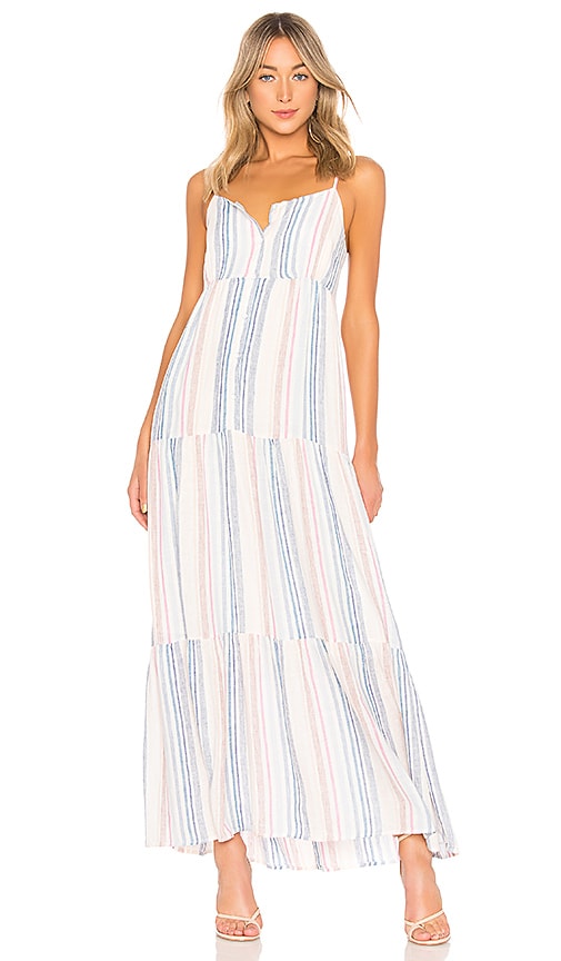 splendid striped maxi dress