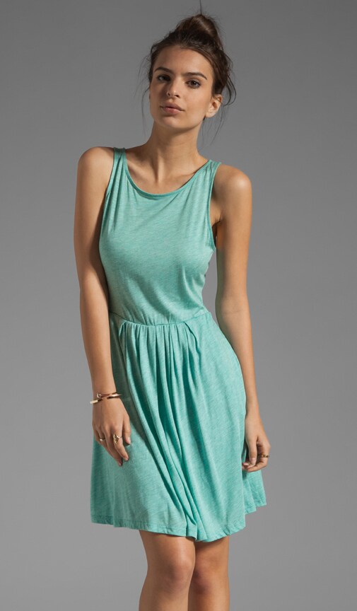 aquamarine jersey dress