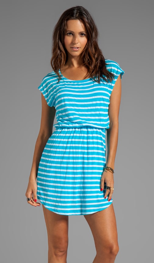Short Sleeve Stripe Dress