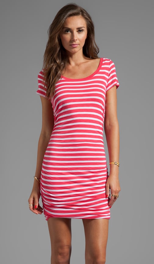 Short Sleeve Stripe Dress