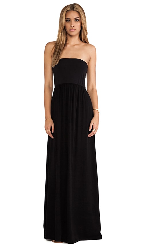 strapless maxi dress casual