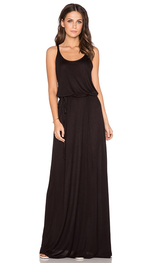 Midnight Jersey Racerback Maxi Dress