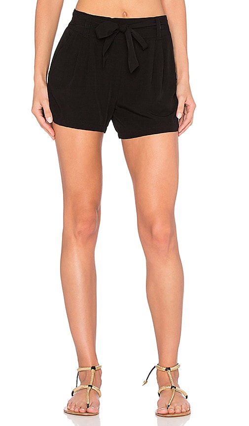 Splendid Rayon Voile Short in Black