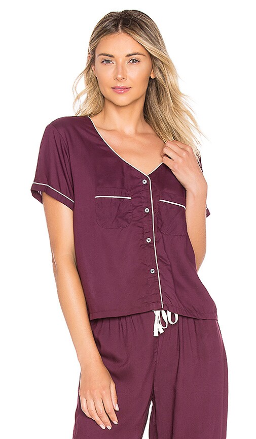 HAUT DE PYJAMA CROP