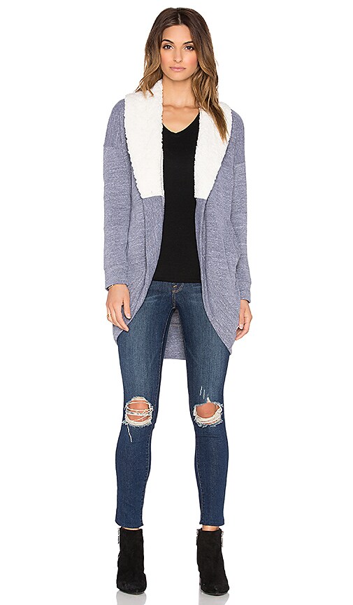CÁRDIGAN FAUX SHERPA
