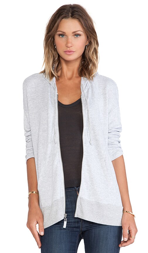 Zip Drape Hoodie