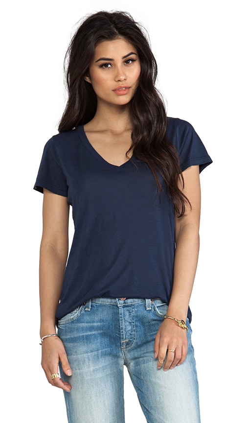 Very Light Jersey V Neck Tee