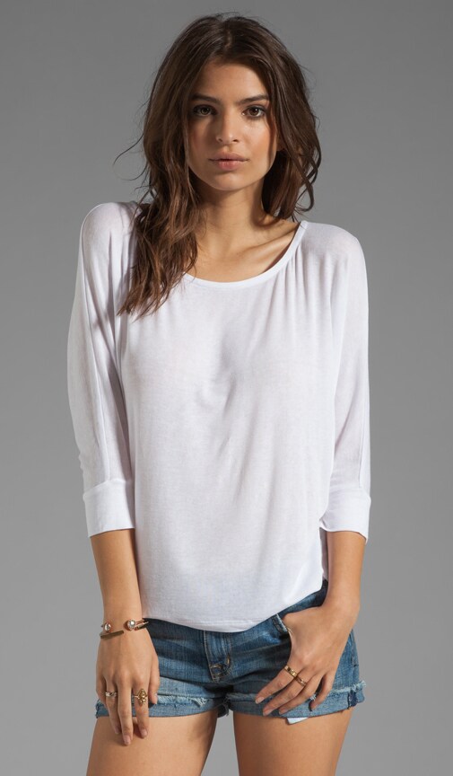 Drapey Lux Jersey Slub Top
