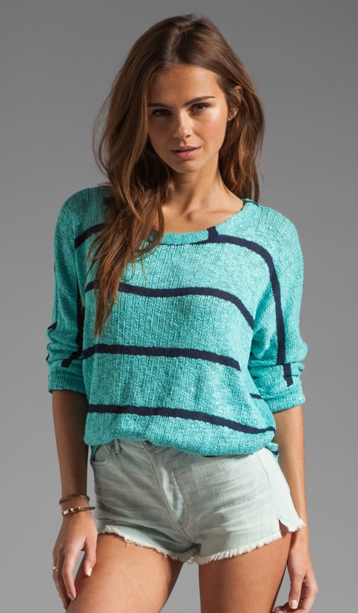 French Riveria Stripe Loose Knit