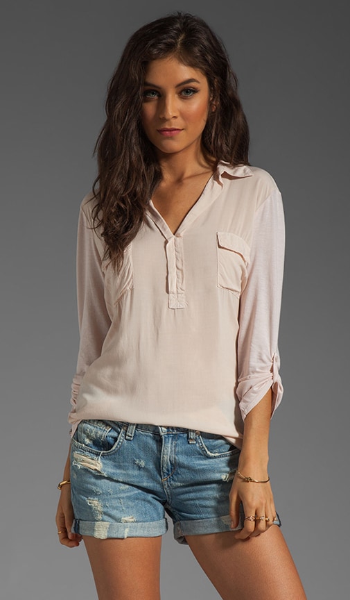 Shirting Collar Top