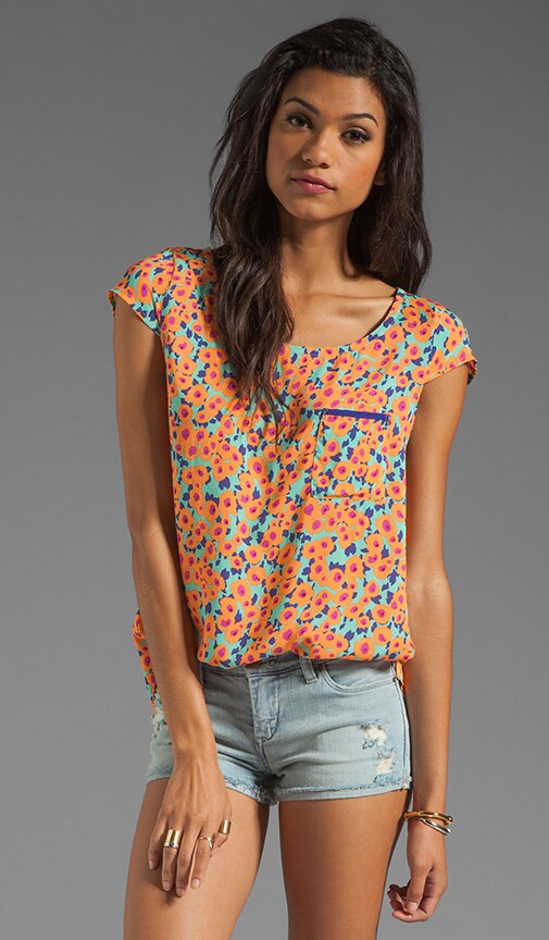Watercolor Floral Pocket Top