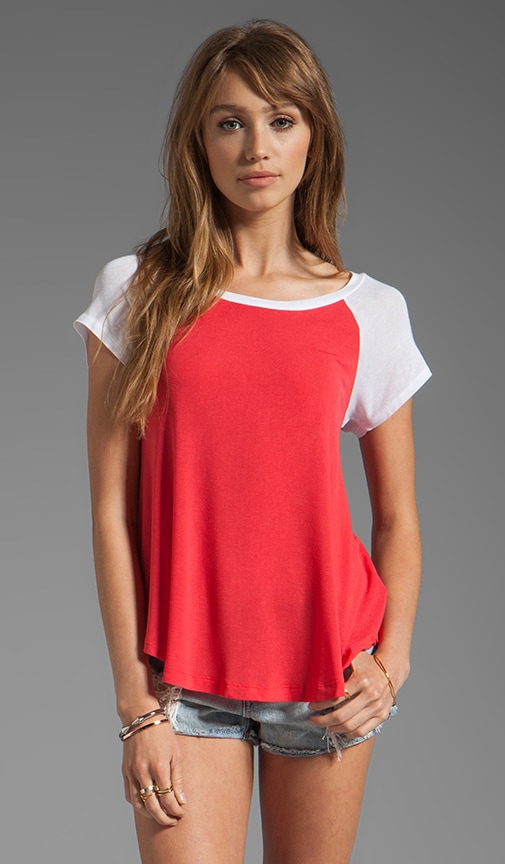 Drapey Lux Baseball Tee
