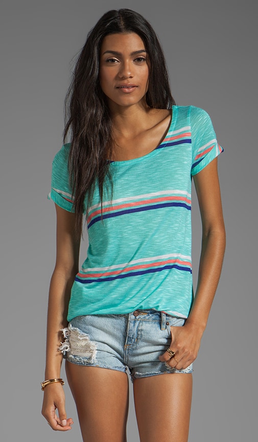 Hermosa Slub Stripe Tee