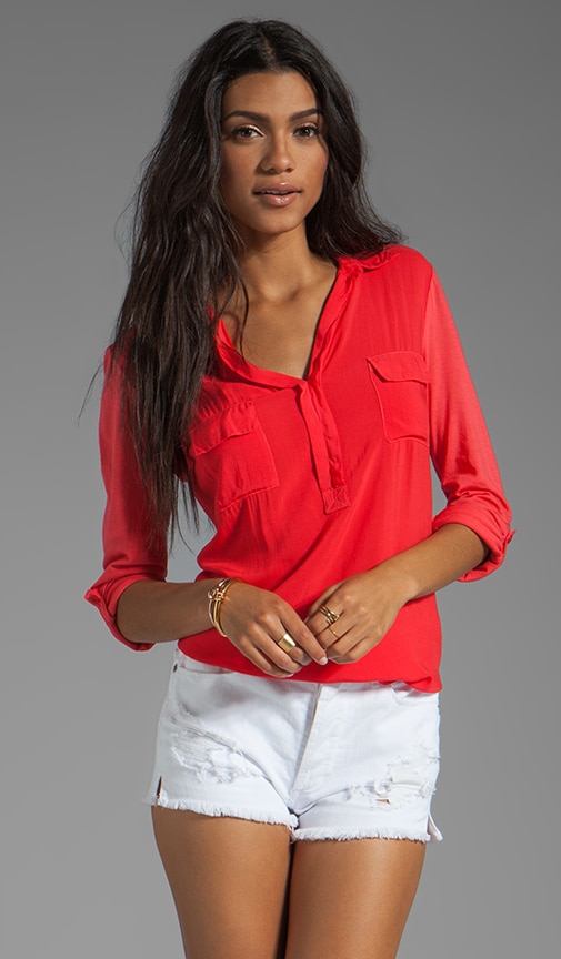 Shirting Collar Top