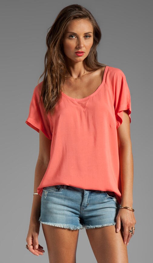 Shirting Short Sleeve Top