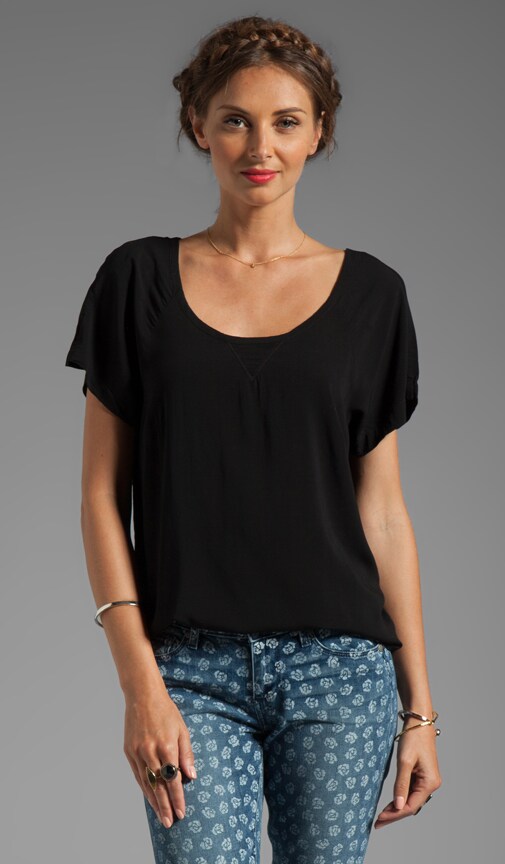 Shirting Short Sleeve Top