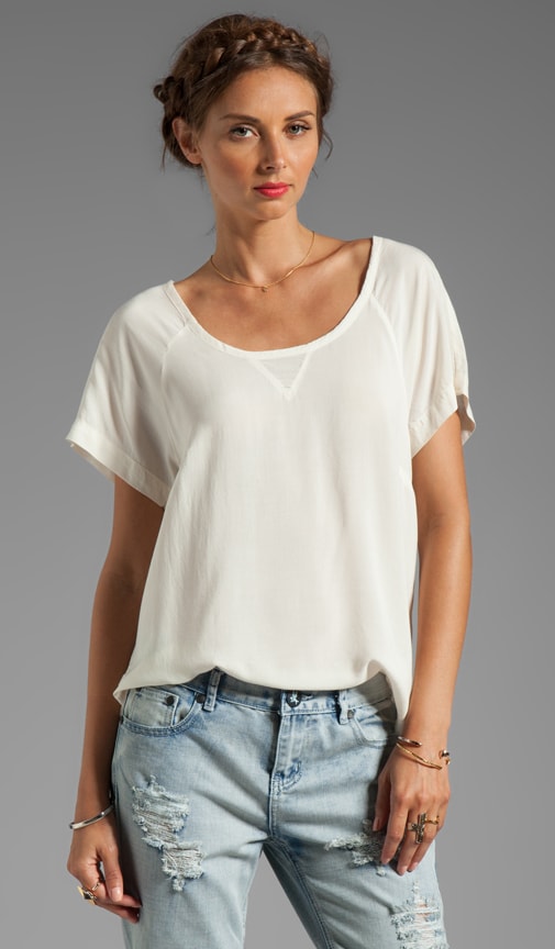 Shirting Short Sleeve Top