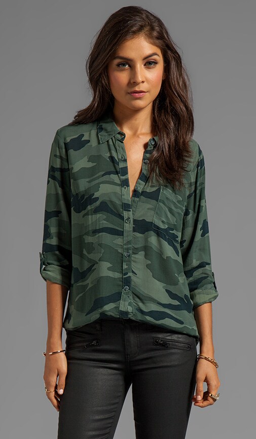Camo Collard Top
